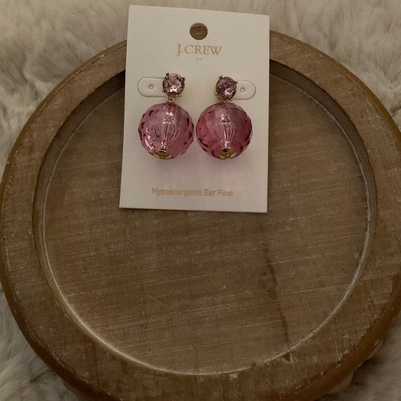 J.Crew Factory Crystal Bauble Statement Earrings - Picture 3 of 4